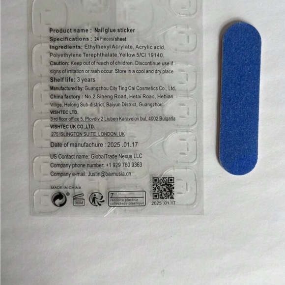 Pink and White Floral Pressed On Nail Set - Picture 6 of 7